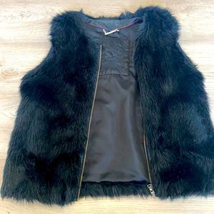 Express faux fur vest